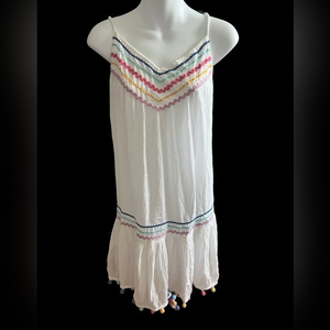 Nanette Lepore White Dress or Cover up L